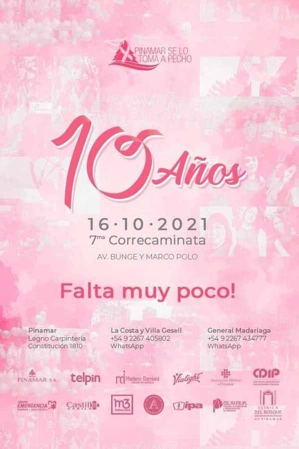 Pinamar se lo toma a pecho celebra sus 10 años