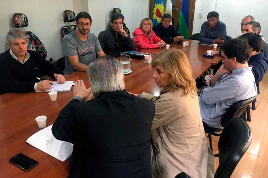 Ingenieros se reúnen con el intendente