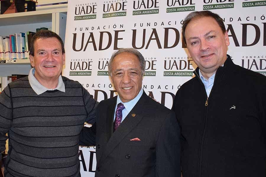 El rector de la USIL visitó UADE Costa argentina