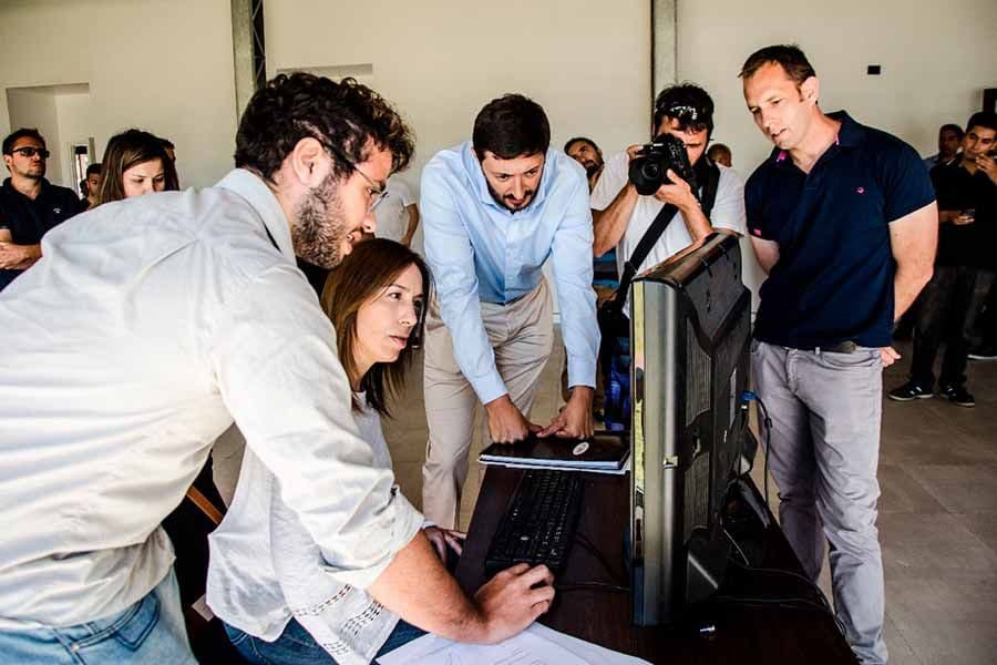 María Eugenia Vidal inauguró el CIS de Ostende
