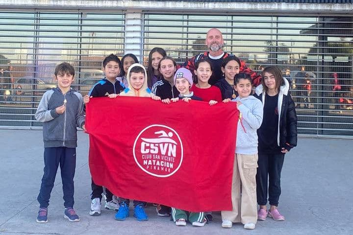 Intensa actividad para la natación del Club San Vicente